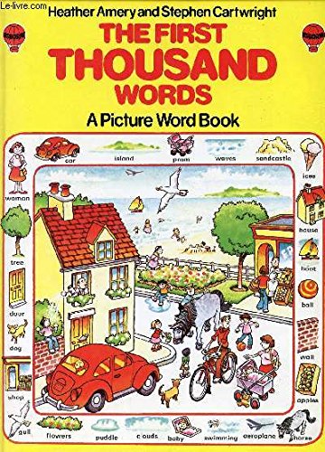 The First Thousand Words: A Picture Word Book (Usborne First 1000 Words) von Usborne Publishing Ltd